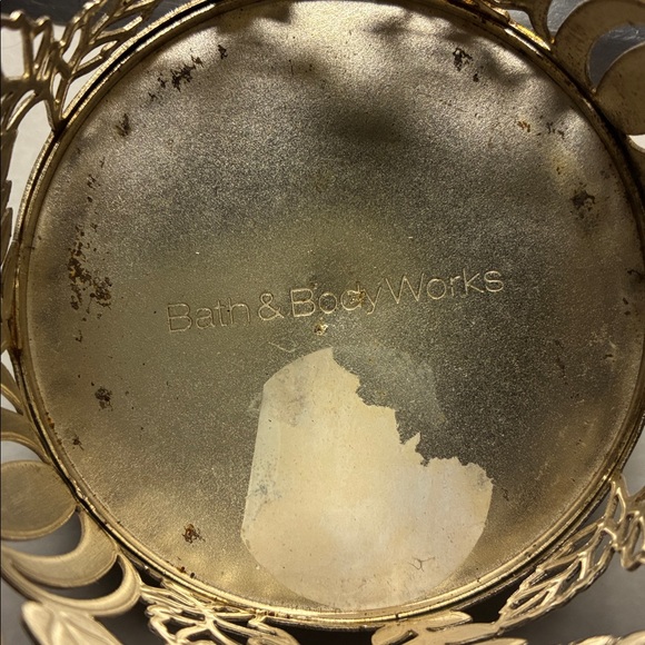 EUC B&BW Gold/Red Mushroom Candle Holder - Picture 4 of 5